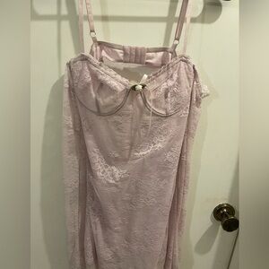 Off shoulder lavender sugar thrillz dress